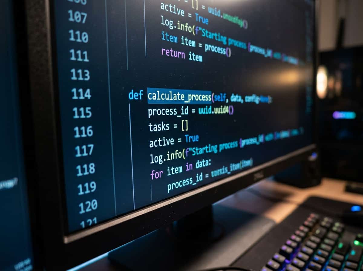 Code editor showing transparent operations